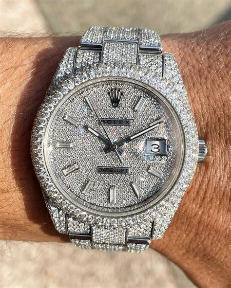 rolex watch bust down